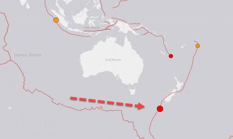 Magnitude 6.2 Quake in Pacific off New Zealand -- *** Depth:  