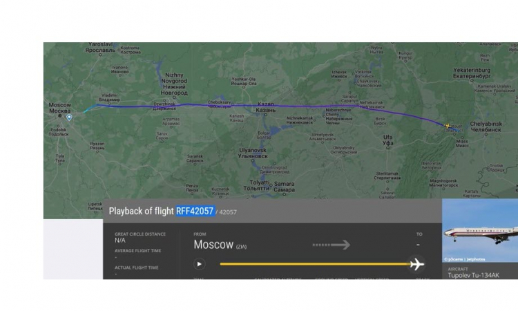***** FLASH *****  Numerous Russian Military Executive Jets Traveling from Moscow to Underground Bunker Area in Ural Mountains