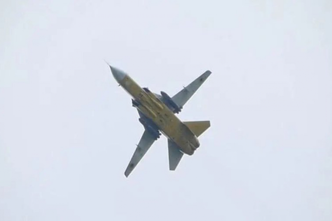 Visual Confirmation: Ukrainian SU-24 Armed with British "Storm Shadow" Cruise Missiles