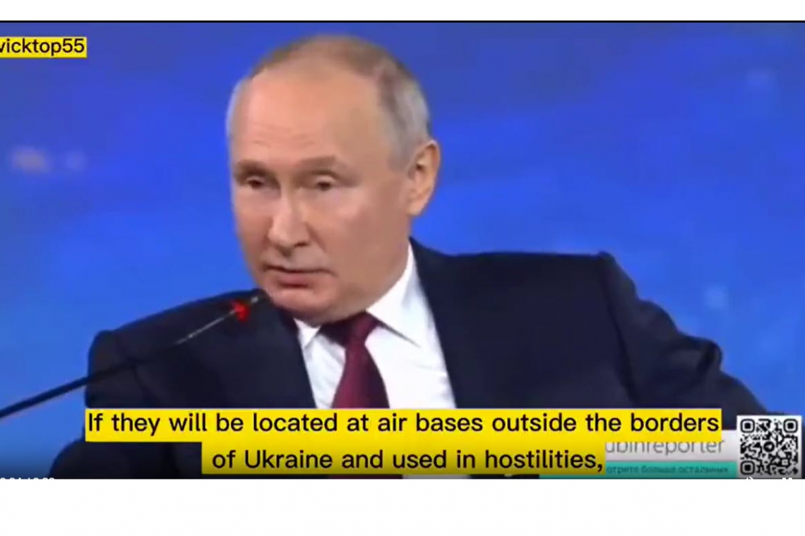 President of Russia Publicly Announces Conditions where Russia WILL BOMB NATO Bases