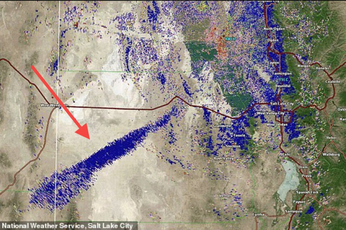 Swarm of Locusts Hits Utah; So large, Captured on Weather Radar!  &quot;Biblical&quot;