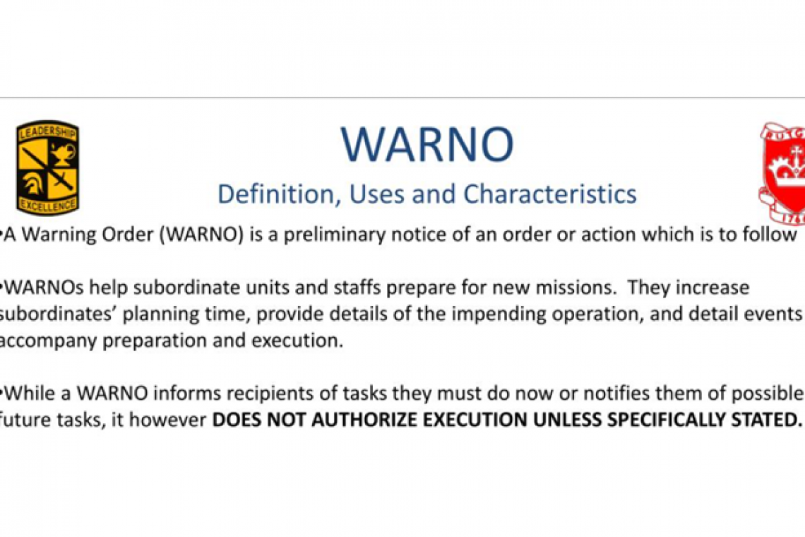 UPDATED - SUNDAY 2:08 PM EDT -- INTEL: U.S. Army Units Receiving &quot;Warning Orders&quot; For Deployment:  &quot;UKRAINE&quot;