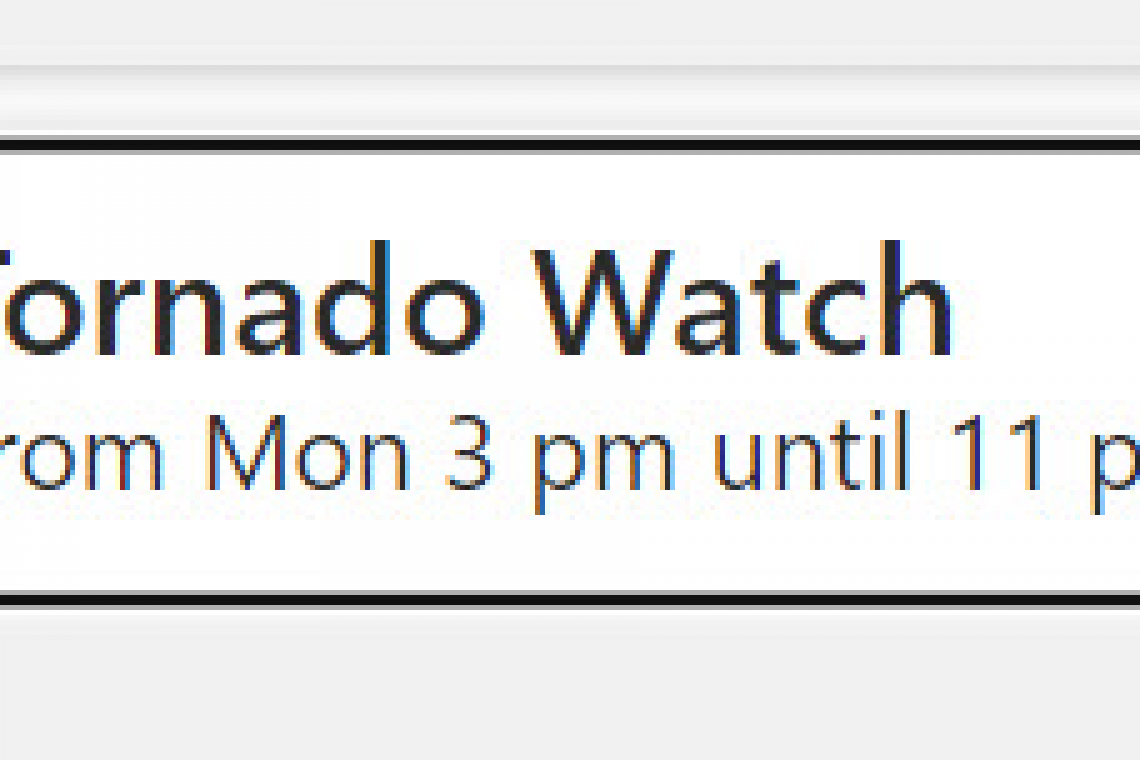 Severe Thunderstorm Warning &amp; Tornado Watch Both Issued for MY Town