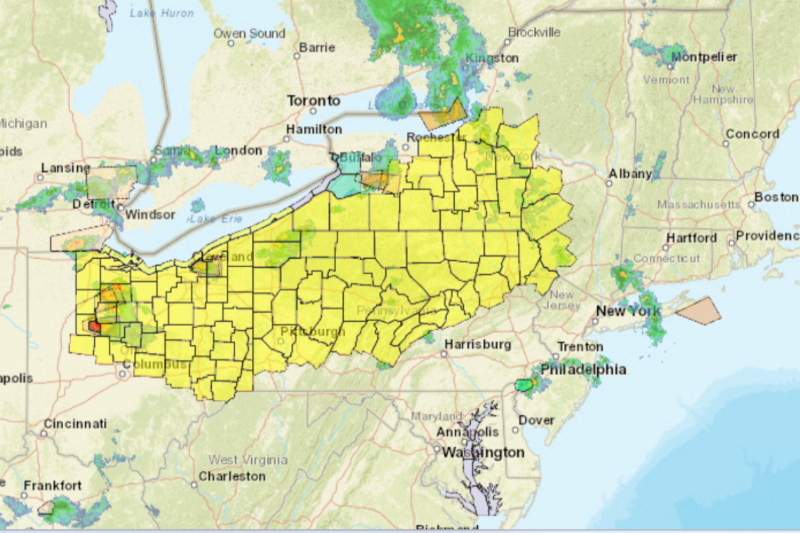 UPDATED 2:23 PM EDT --Tornado Watch for MY Town, AGAIN