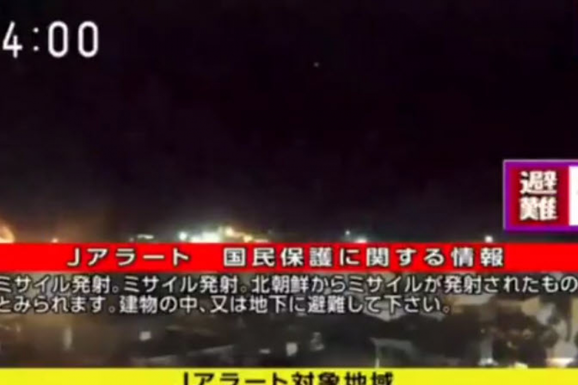 North Korea Launches Missile; Japan Sounds AIR-RAID Sirens