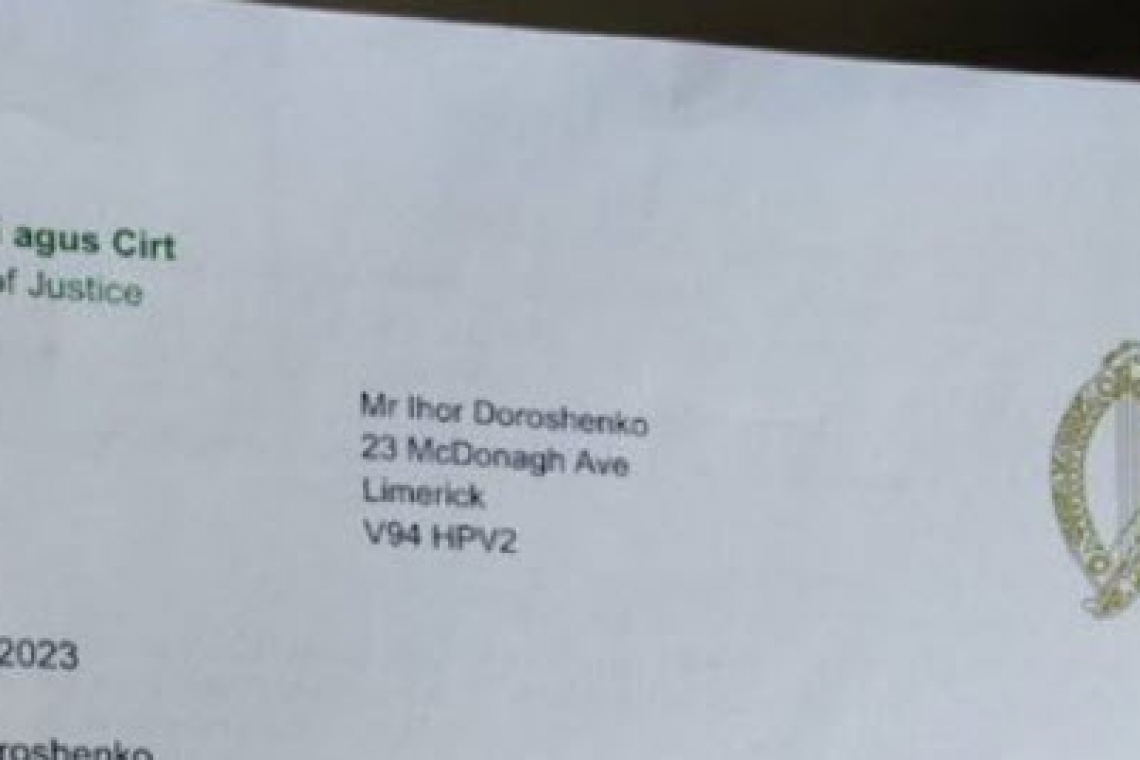 Ireland Sends Ukraine Draft Extradition Notices