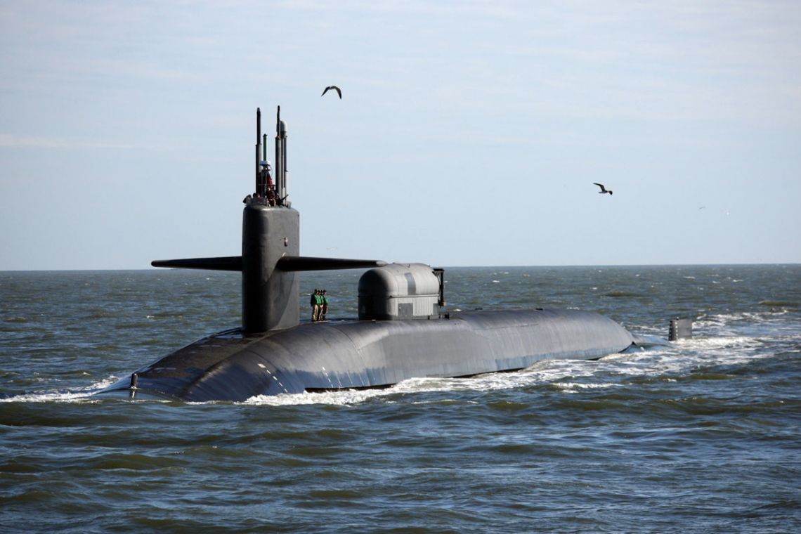 UPDATED 7:35 AM EST MONDAY -- Strange: U.S. Announces &quot;Ohio-class Submarine has entered CENTCOM Area of Responsibility&quot;