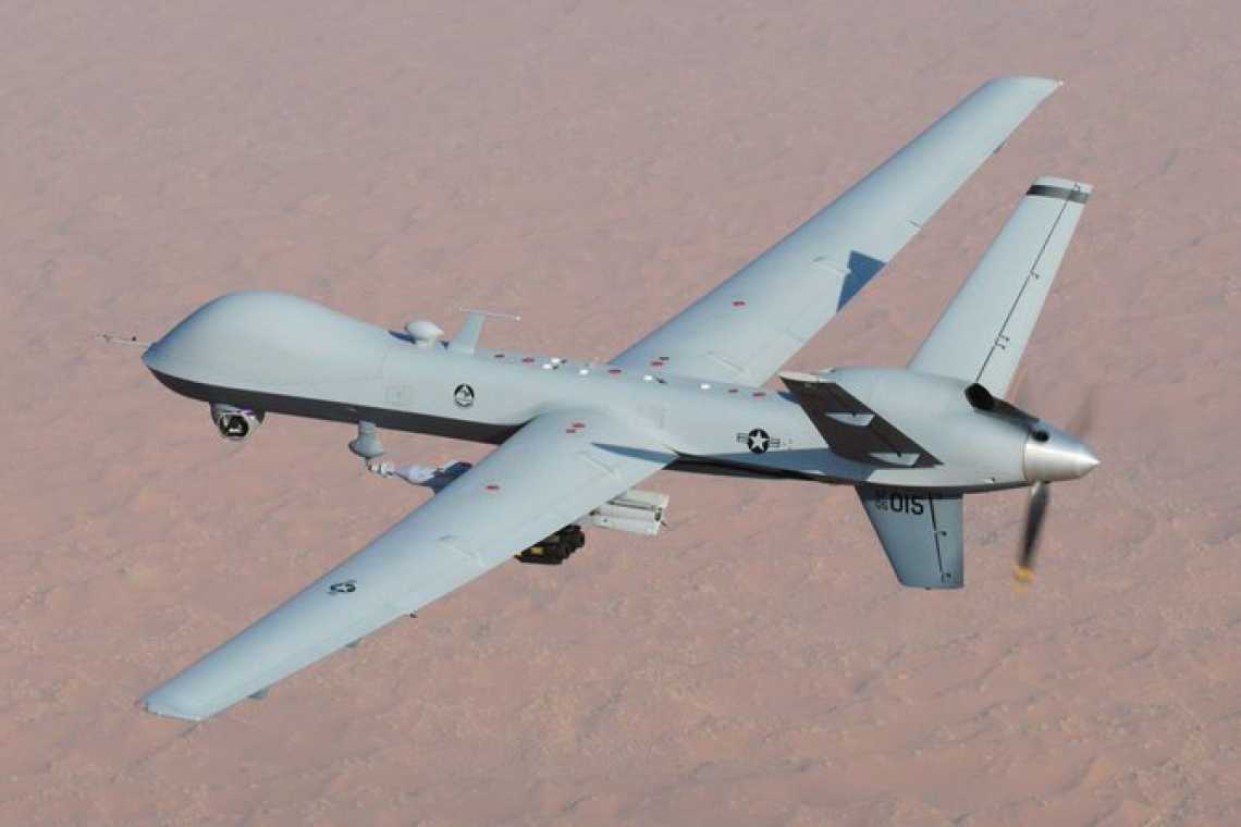 UPDATED 4:41 PM -- VIDEO -- YEMEN CLAIMS IT SHOT DOWN U.S. MQ-9 "REAPER" DRONE