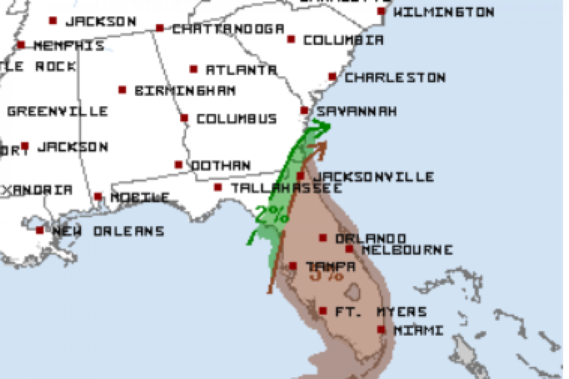 ALERT - FLORIDA: SEVERE WIND / TORNADO FORECAST TONIGHT (SATURDAY)