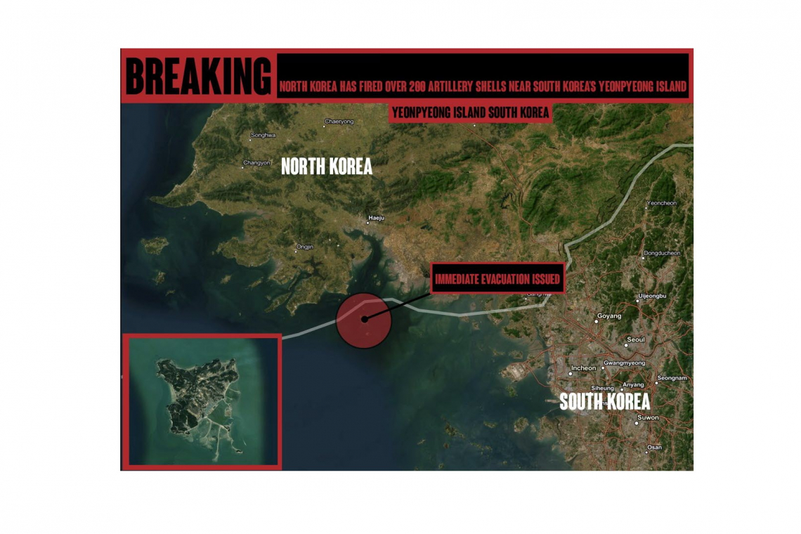 North Korea Fires 200 Artillery Shells at South Korea Island; Evacuations Ordered!