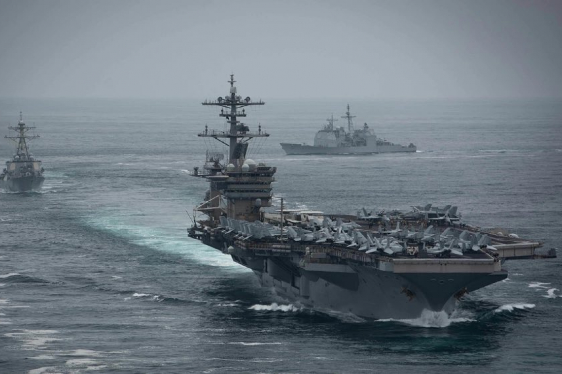 U.S. Has &quot;Surged&quot; Deployment of USS Theodore Roosevelt Carrier Strike Group to Middle East