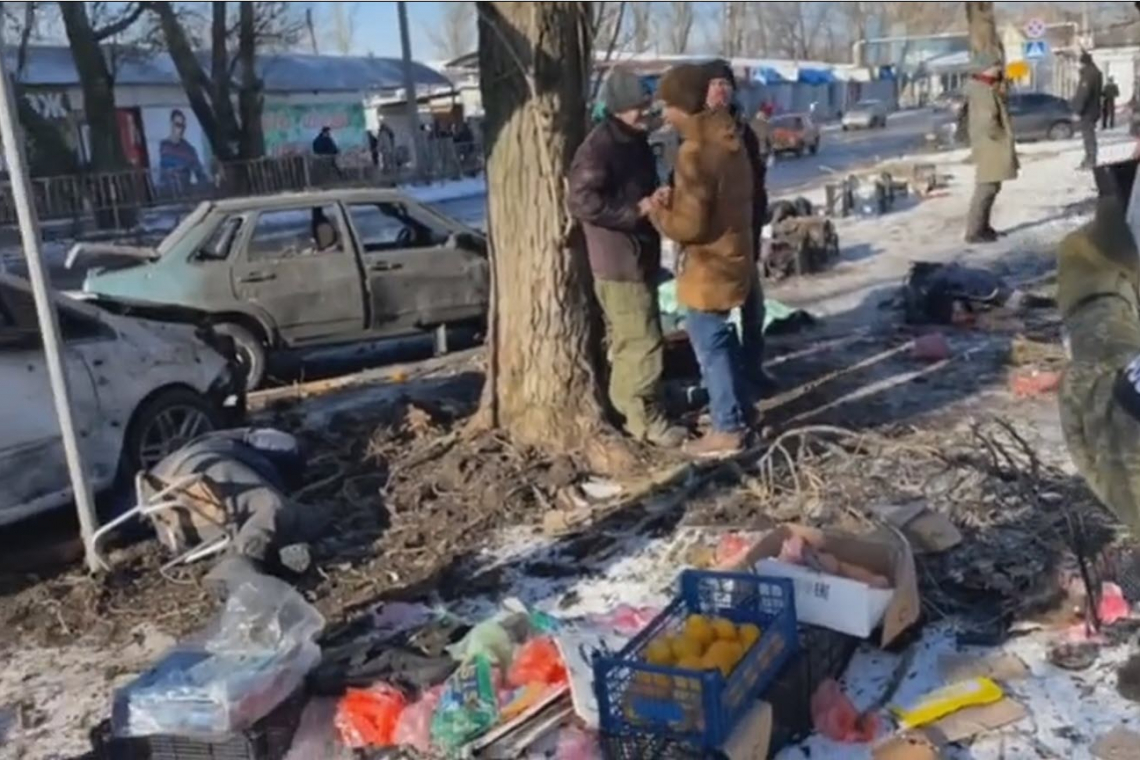 ** UPDATED 3:15 PM EST -- Ukraine Shells Civilian Street Market in Donetsk; 25 Killed