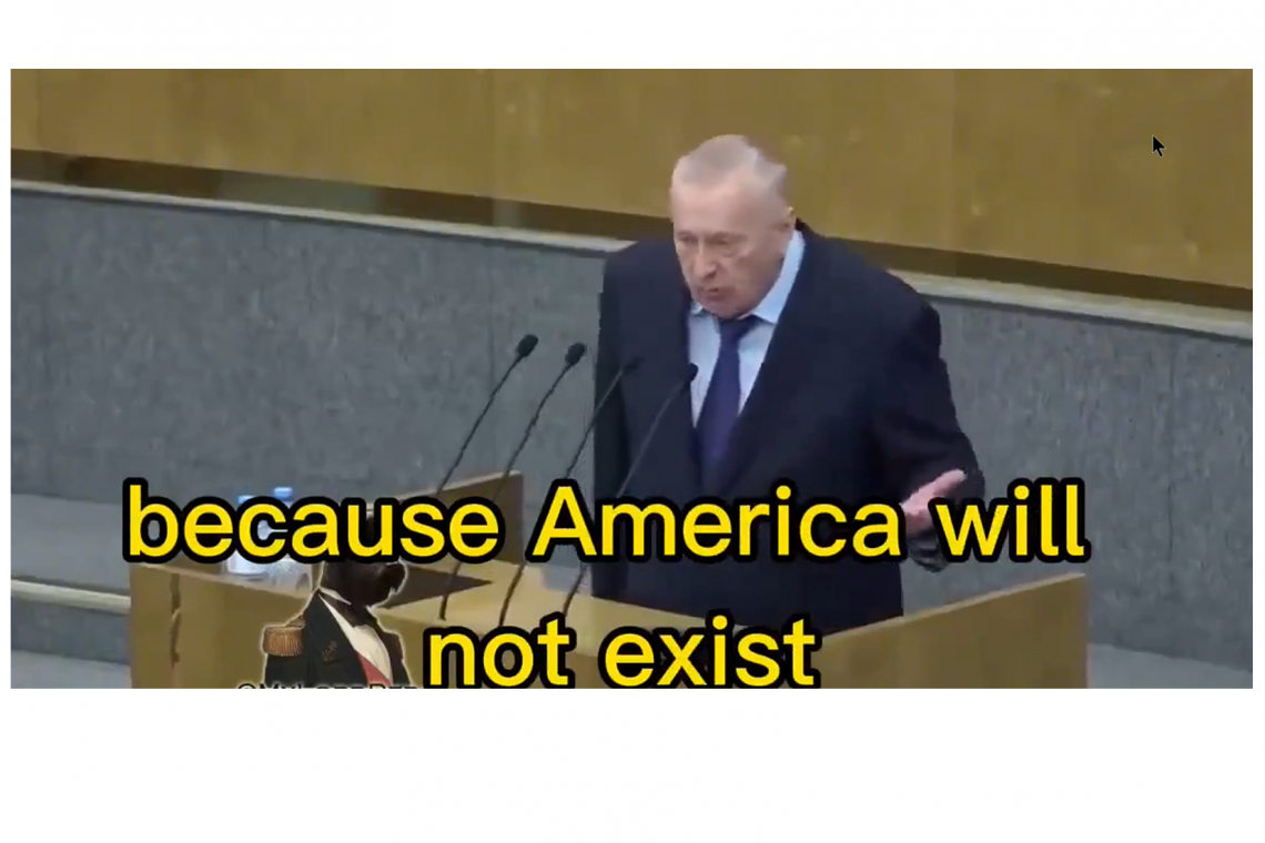 Russian State Duma Member: You can't Save America. There will be NO ELECTION in 2024 because America will not exist