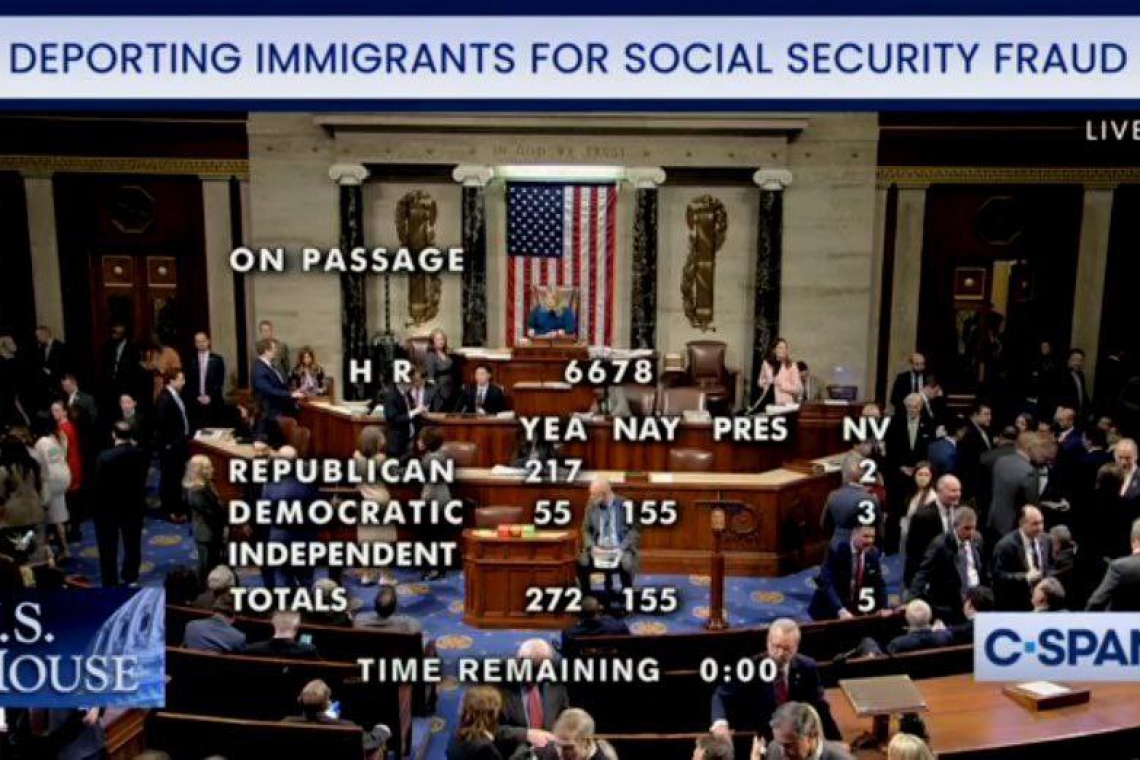 Congress Votes on Bill to DEPORT Immigrants for Social Security Fraud - 155 Democrats Voted &quot;No&quot;