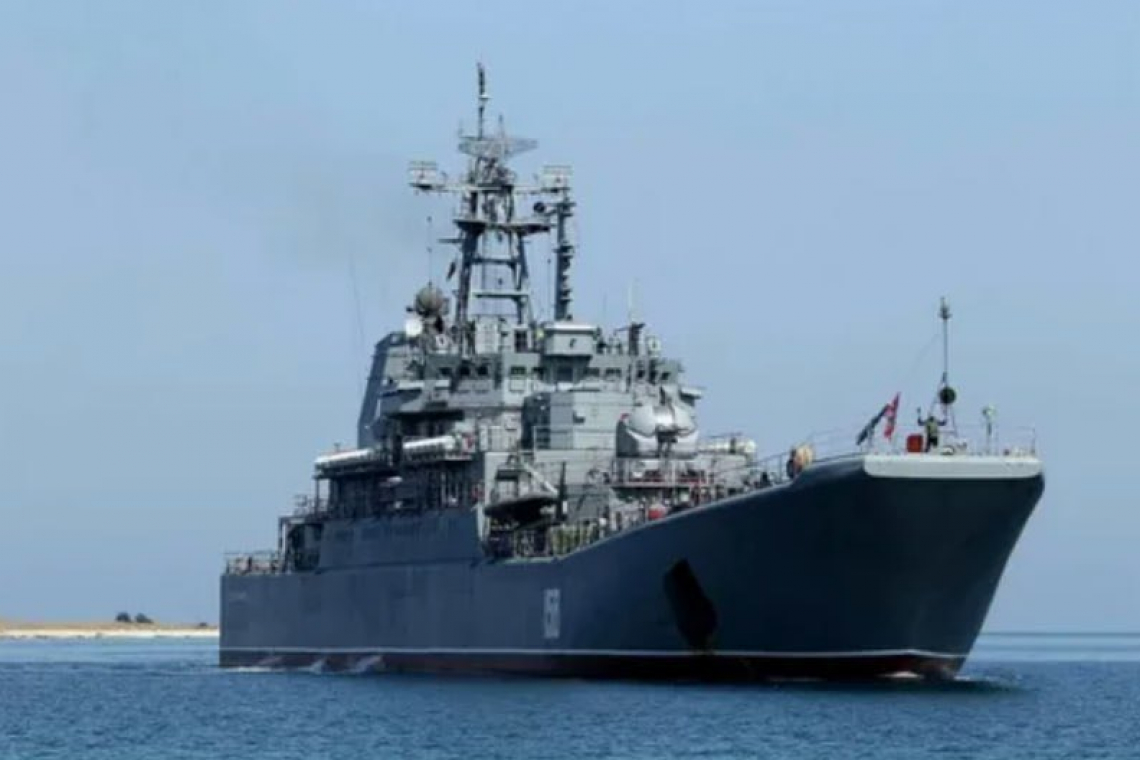 Ukraine Sinks Russian Navy Ship in Black Sea