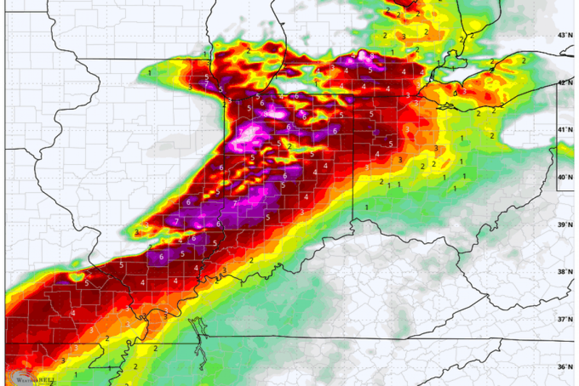 TORNADO OUTBREAK EXPECTED; ILLINOIS, INDIANA, OHIO