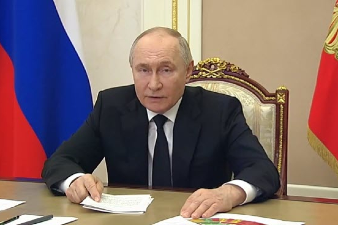 BULLETIN: PUTIN BLAMES D.C. FOR MOSCOW ATTACK 