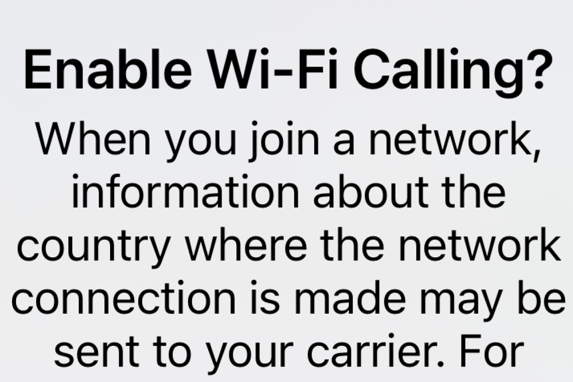 Apple iPhone Update KILLS Verizon Wi-Fi Calling