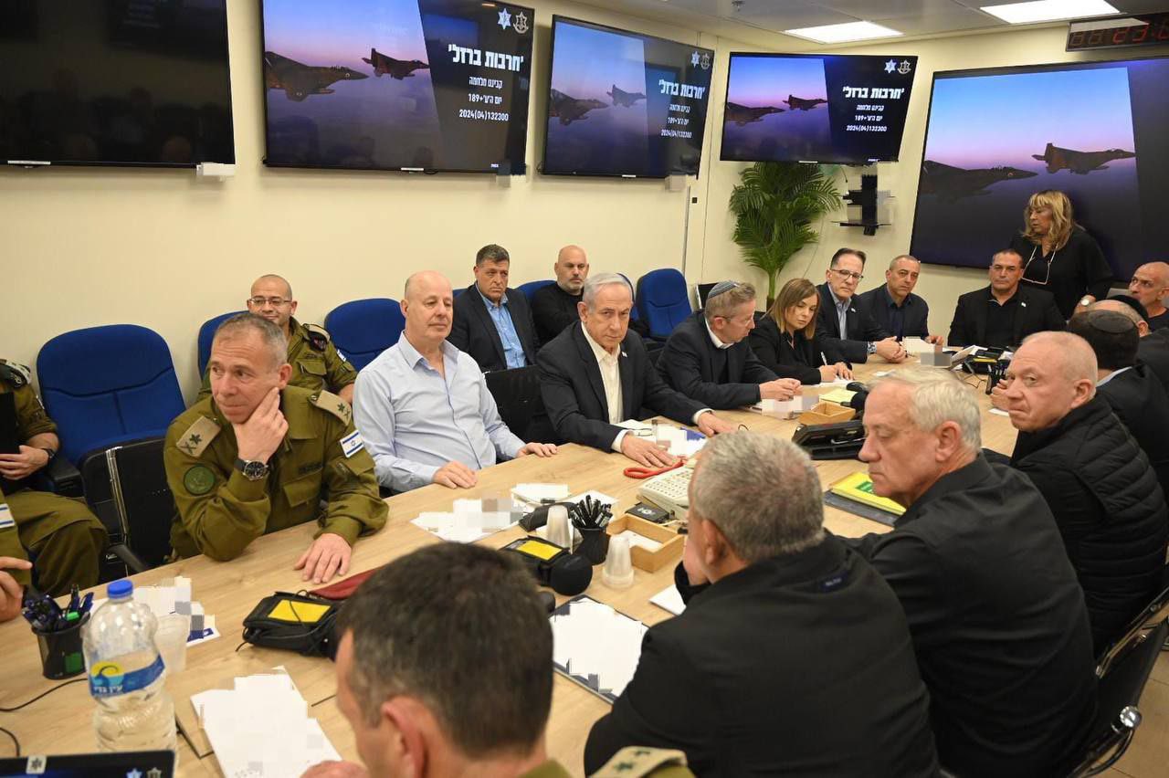 Israel War Cabinet - Sat. 13 April 2024
