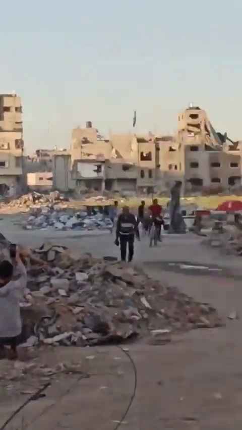 Rafah, Gaza, kilka sekund przed izraelskim nalotem