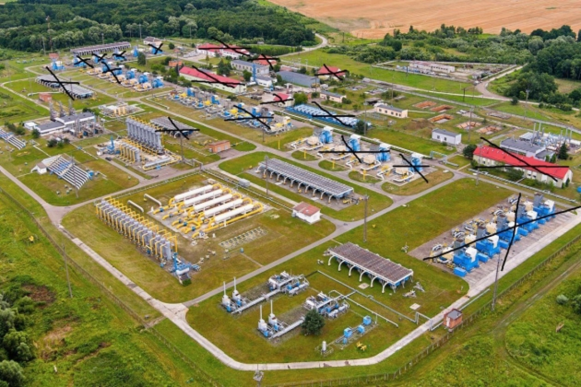 Second Largest Natural Gas Compressor Station  in Europe - DESTROYED