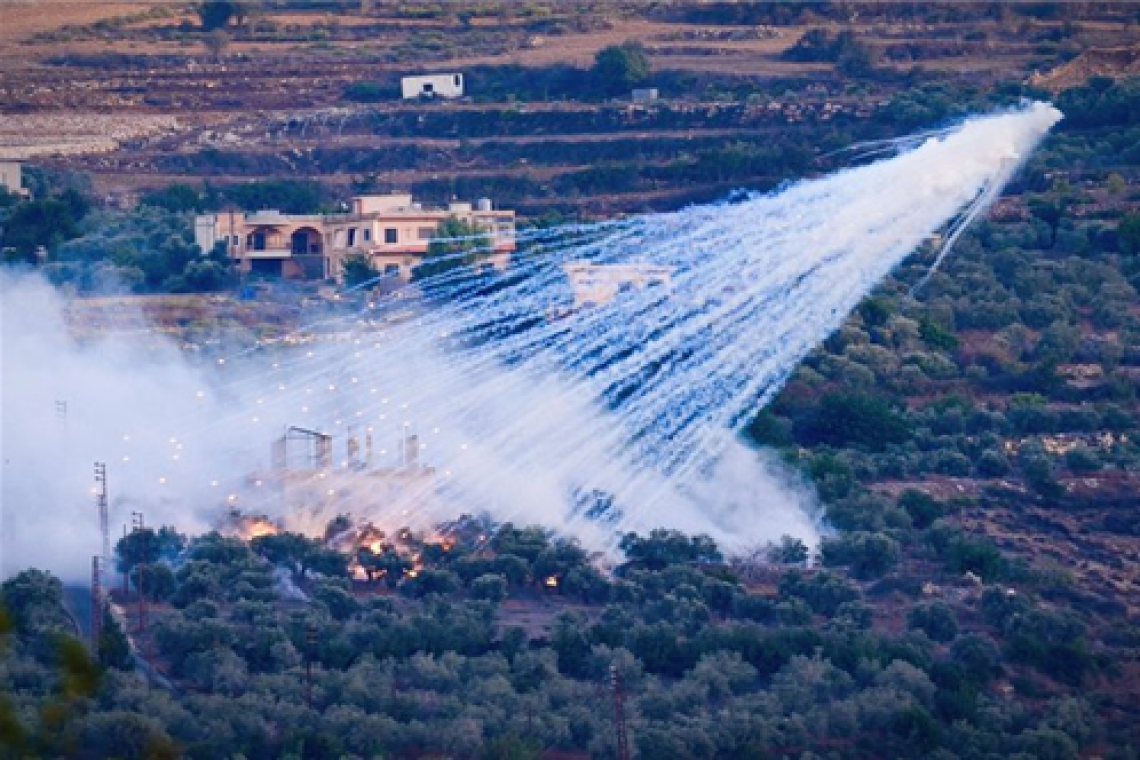 Caught Red-Handed: Israel Bombing Lebanon with BANNED White Phosphorus