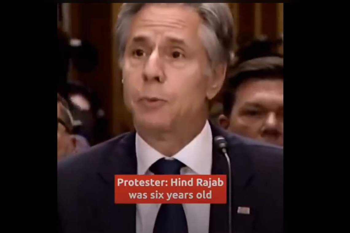 Blinken Mercilessly Berated by Protesters During Congressional Hearing:  &quot;Butcher Blinken&quot;