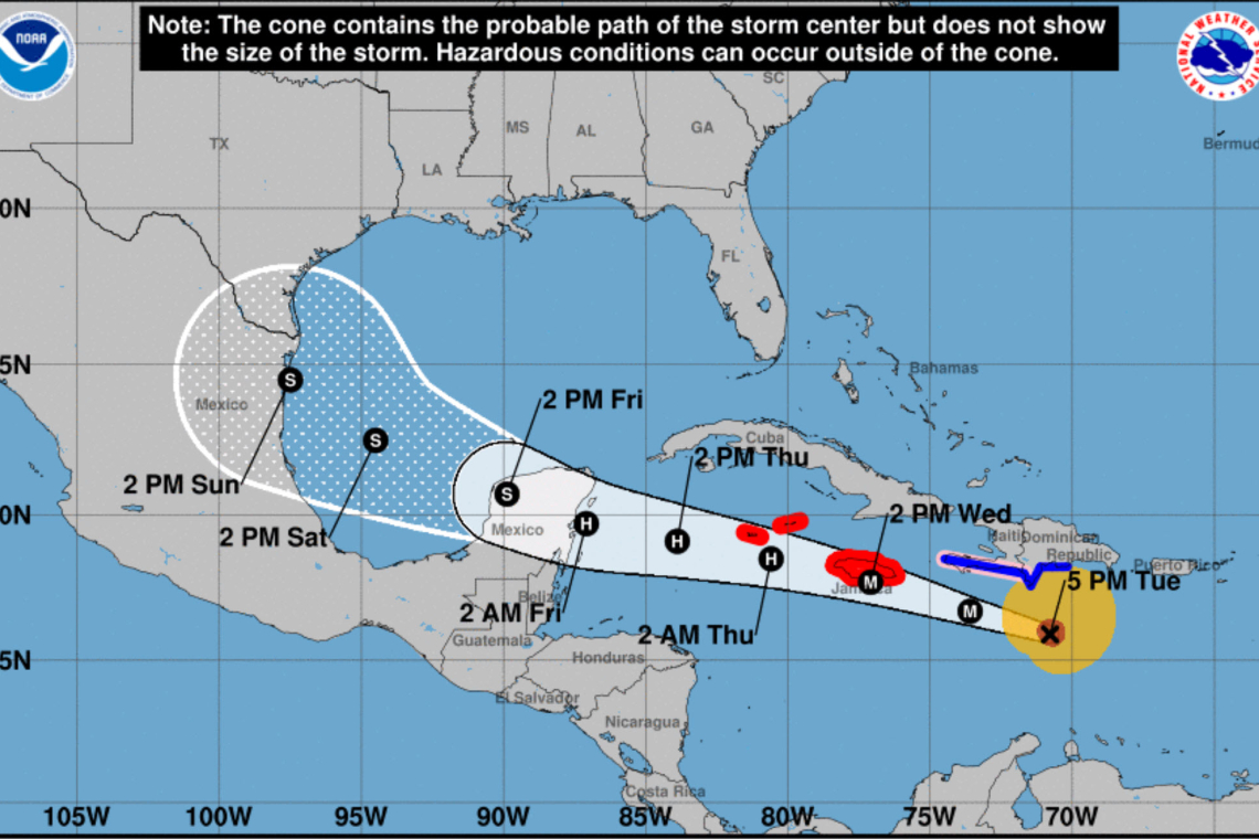 Hurricane Beryl - Now Category 4 Storm with 145 MPH Winds; Will hit Jamaica Today - Maybe TEXAS Next Week!