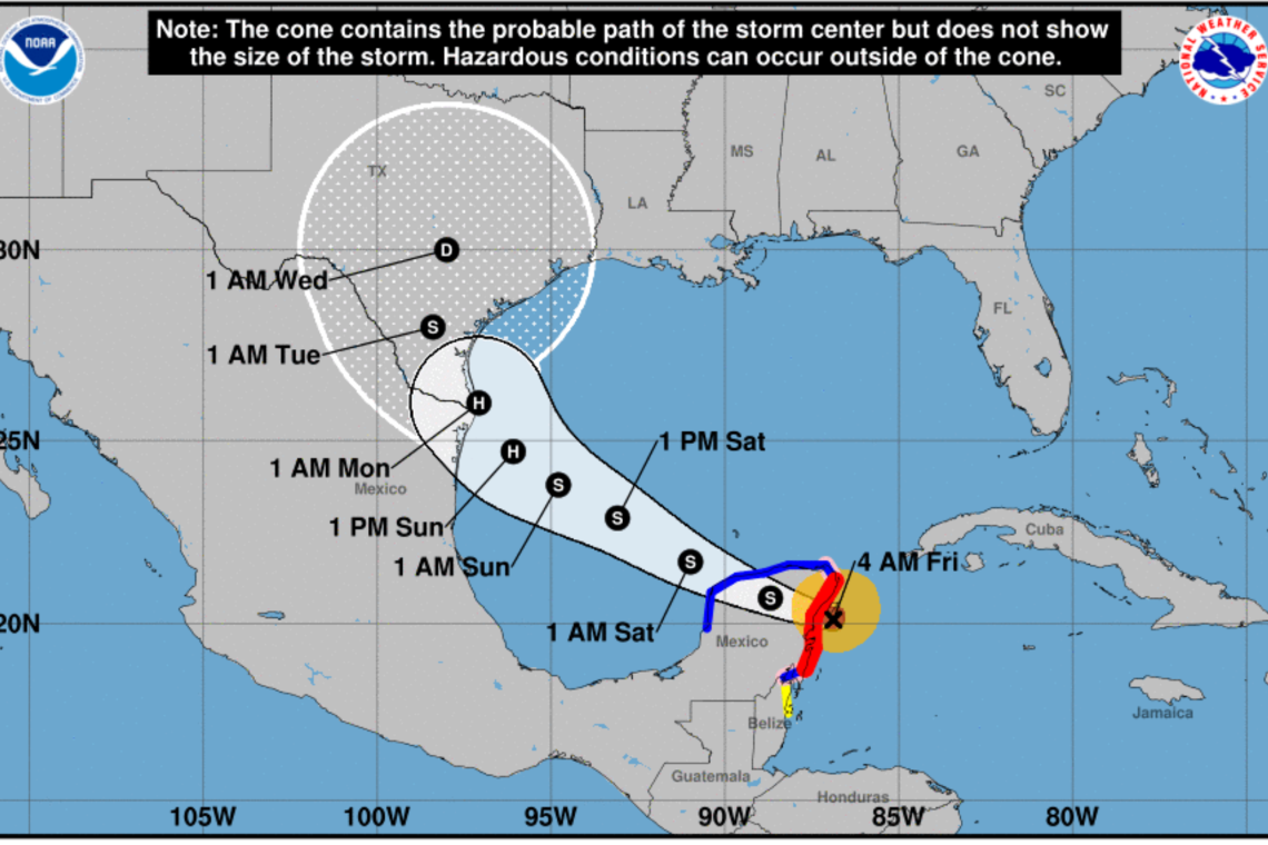 URGENT! Hurricane Beryl Course Change: TEXAS LANDFALL MONDAY