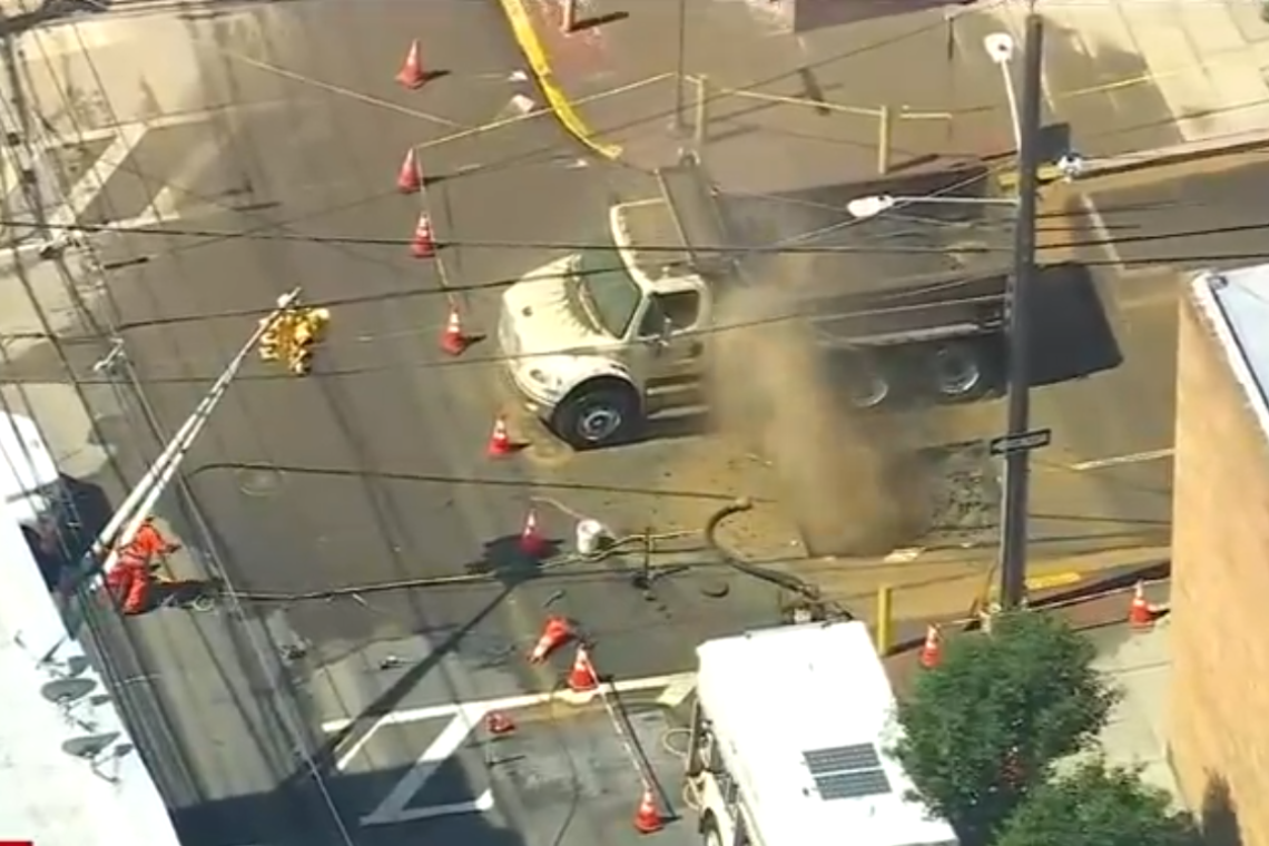 Huge Gas Main Rupture; Union City NJ (6 Blocks from **my** House)