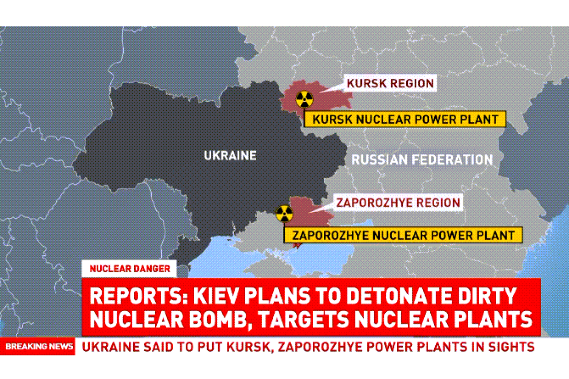 UPDATED 6:31 PM EDT -- CLAIM: Ukraine to Detonate &quot;Dirty Bomb(s)&quot; at Nuclear Power Plant(s)