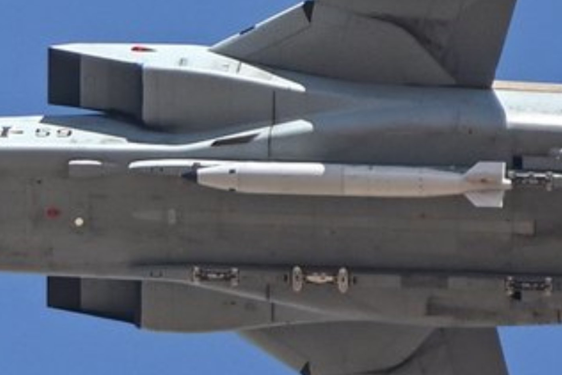 German &quot;TORNADO&quot; Fighter Jet at Edwards Air Force Base, Flying with B-61 NUCLEAR Trainer