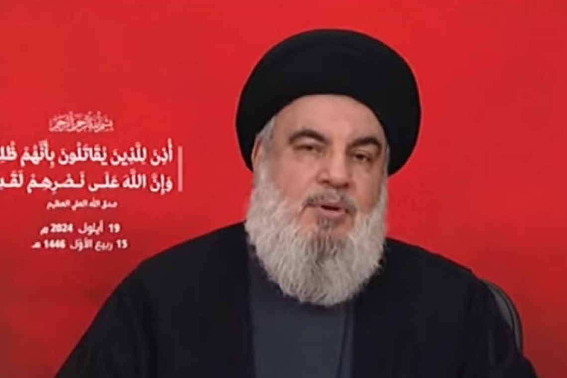 UPDATE #3 -  11:57 AM EDT -- Nasrallah Speech: The More He Talks, the Less He says; this guy is NOT a &quot;Leader&quot;