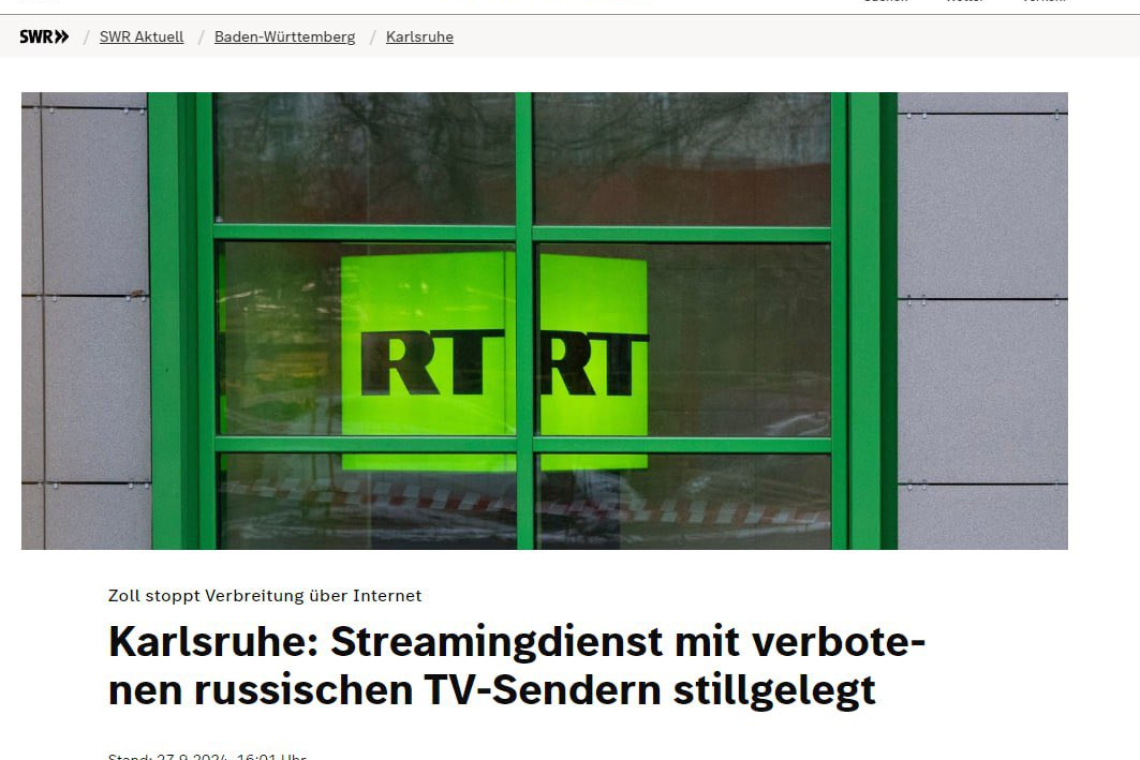 Married Couple Arrested in Germany for Watching Russian TV