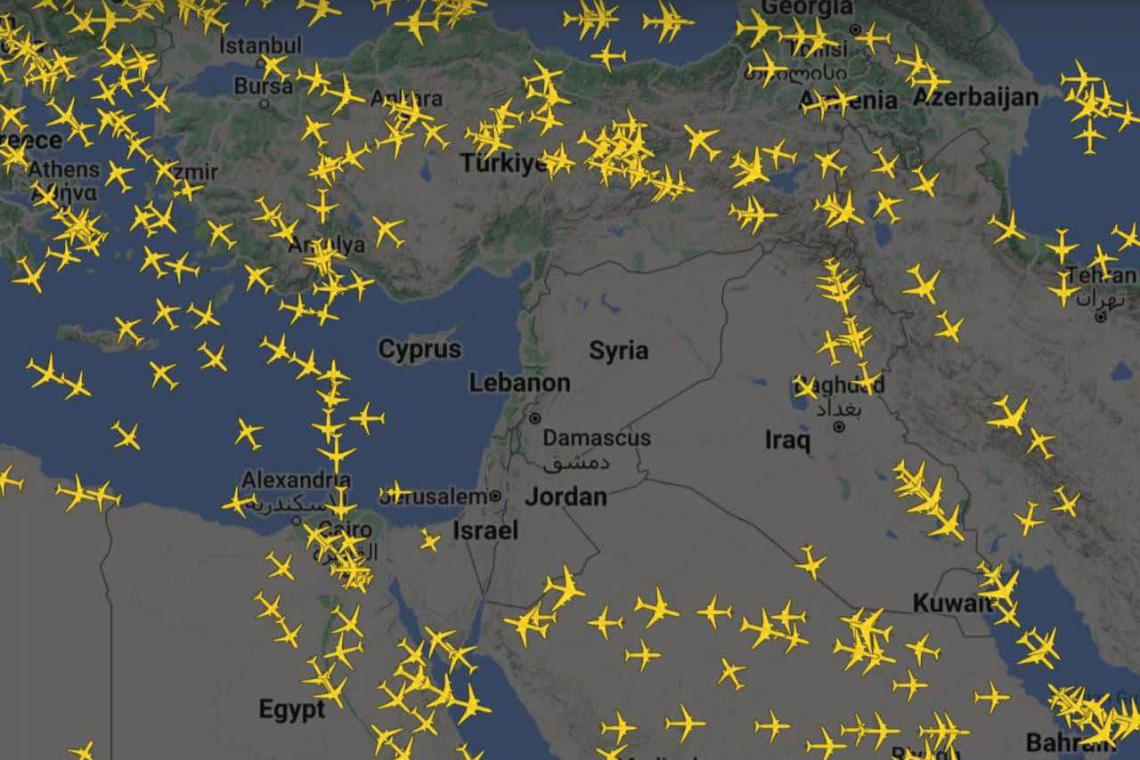 Israel CLOSES all Air Space from 5:00 AM Local Time Tuesday