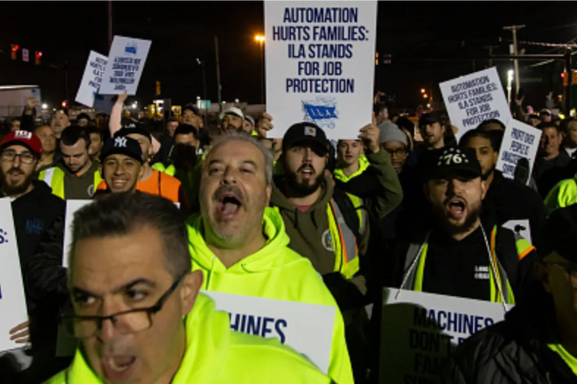 Longshoremen Go On Strike - 36 U.S. Ports CLOSED --50% of all Imports now not coming in