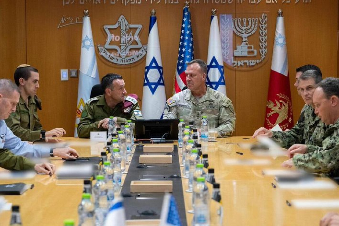 Commander of U.S. CENTCOM Arrives in Israel