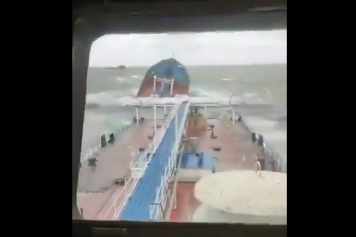 Two Russian Oil Tankers SINK in Black Sea Storm