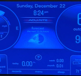 UPDATED **AGAIN**  11:51 AM MONDAY --  6 Degrees and Falling - Solar Batteries now 30.2° and falling