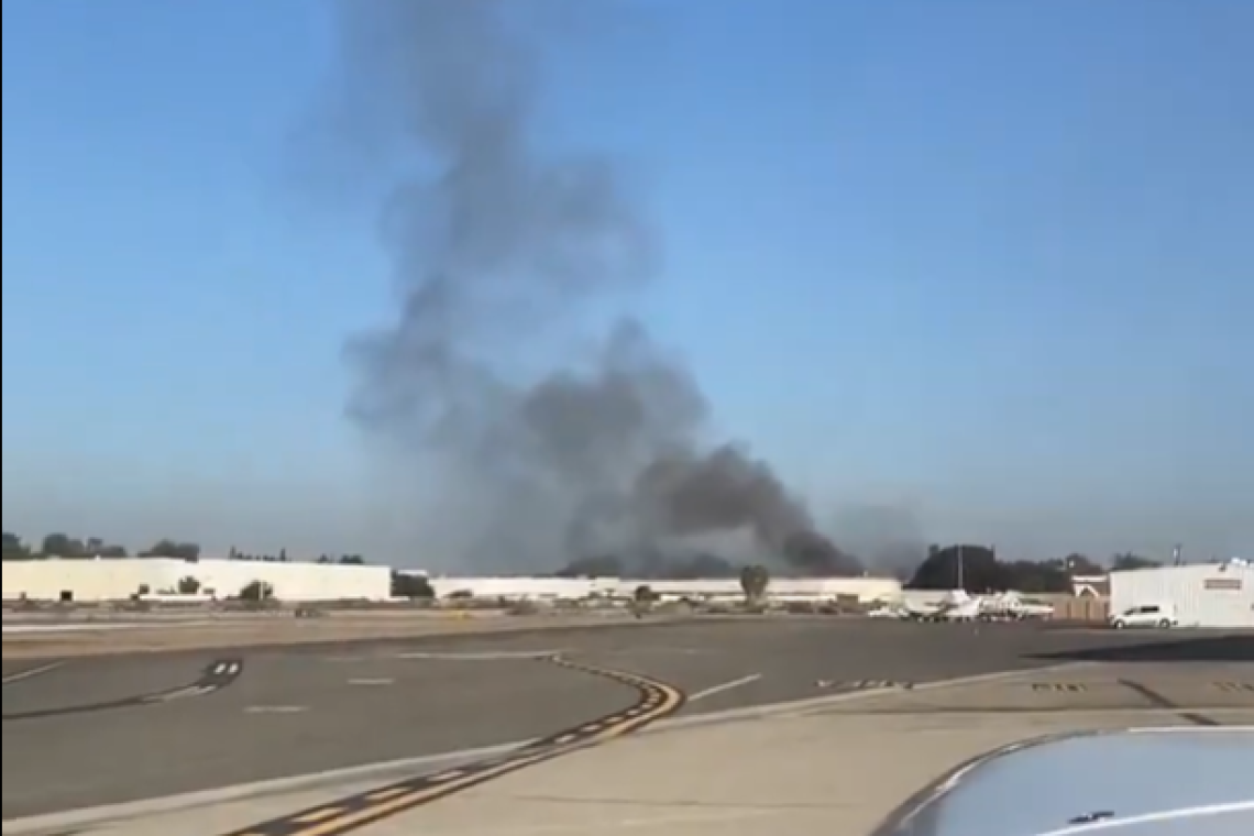 Breaking News: Plane Crashes into Office Building in Fullerton, California