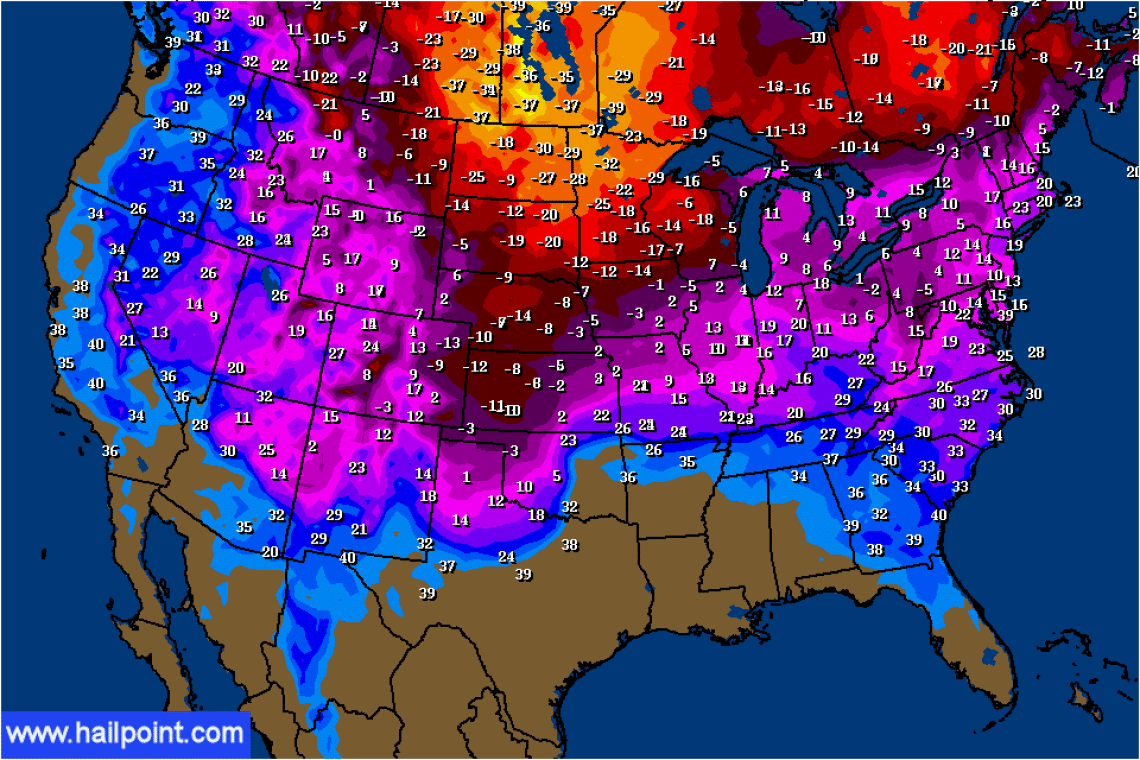 Polar Vortex PLUNGED into USA Overnight - Temps PLUMMET to Below Zero