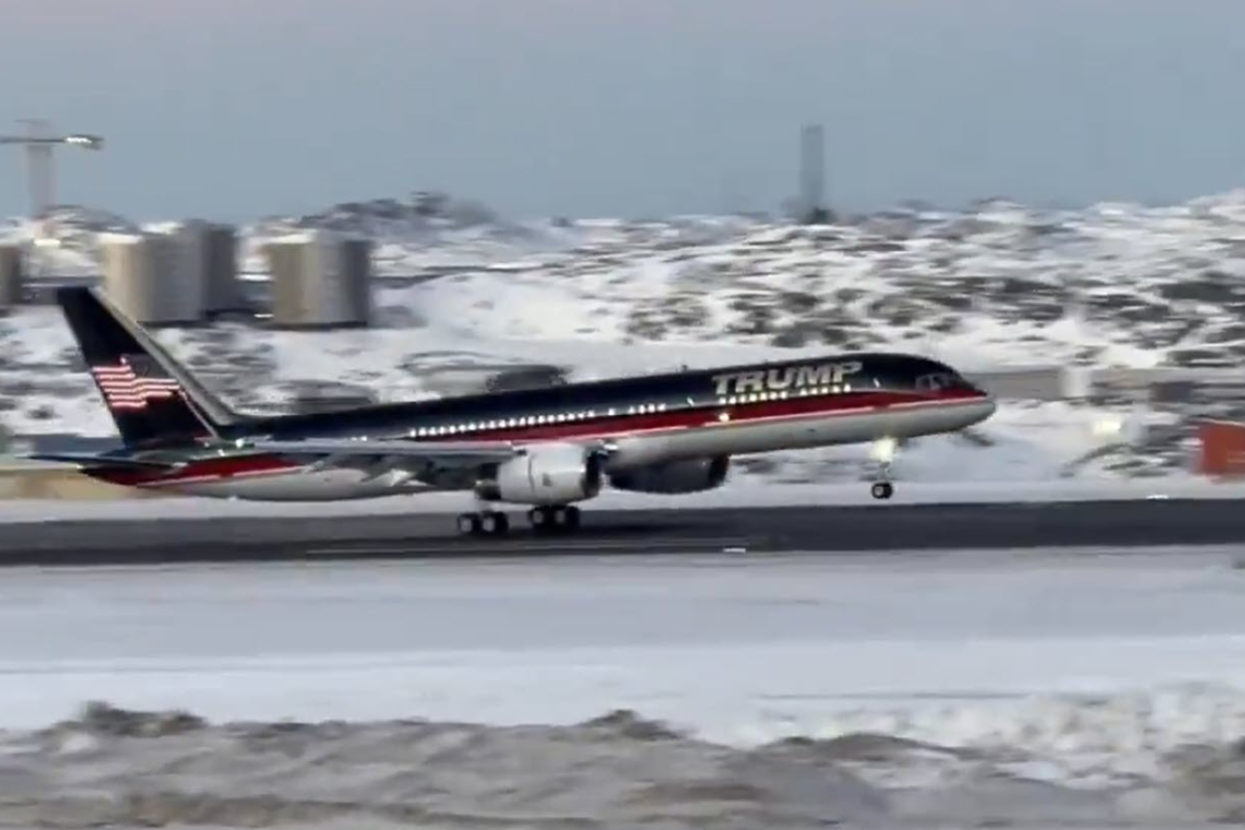 Trump Jr. Lands in Greenland !