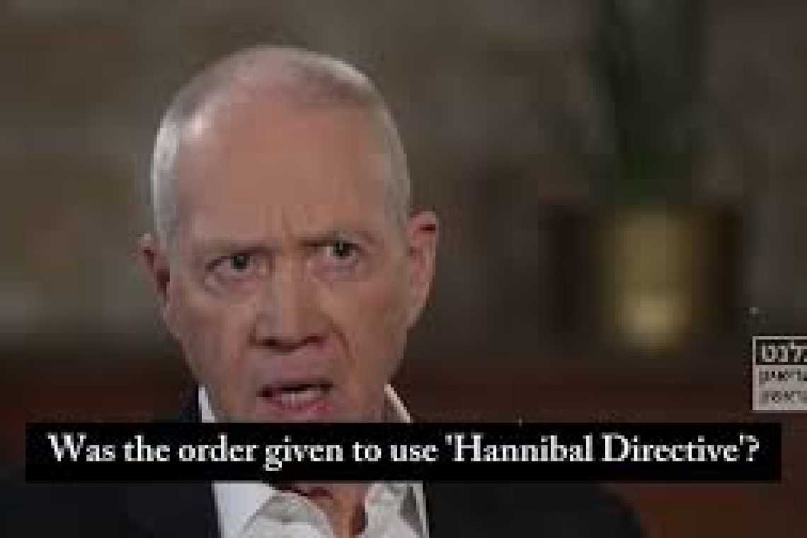 Former Israel Defense Minister Admits &quot;Hannibal Directive&quot; Given on October 7 - Israel Itself Killed its Own People