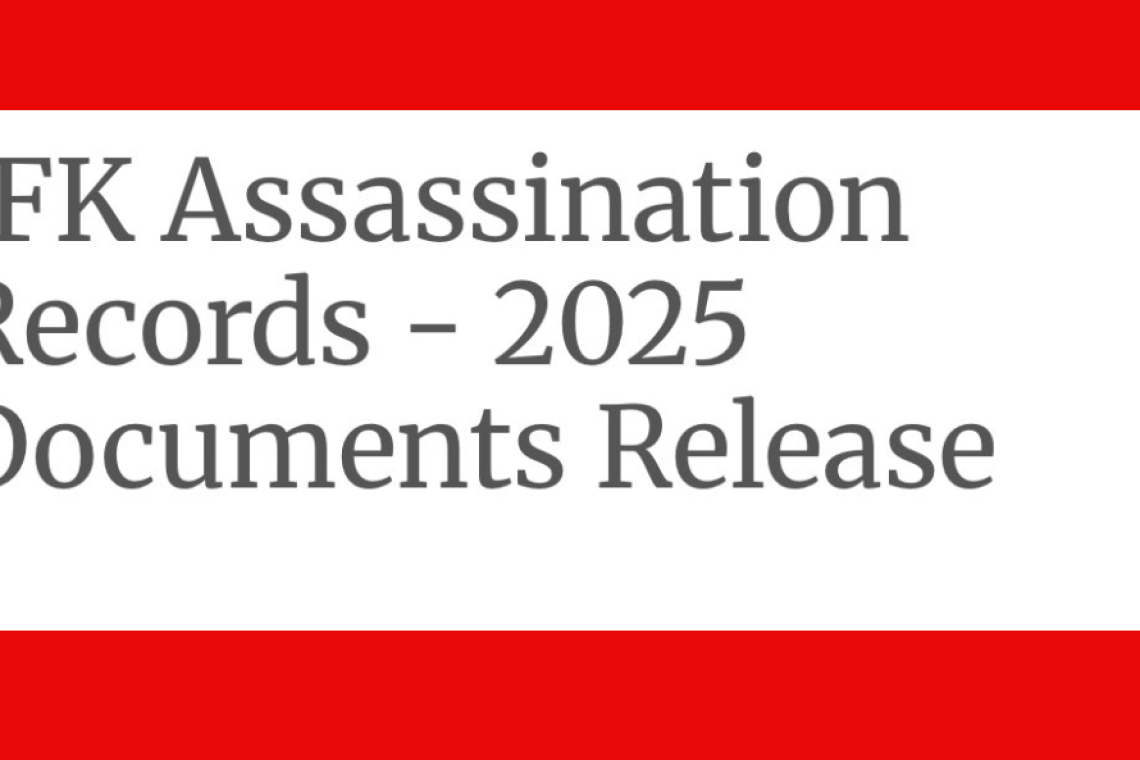 DATA DUMP IN PROGRESS!   J.F.K. ASSASSINATION FILES BEING RELEASED 7:12 PM EDT