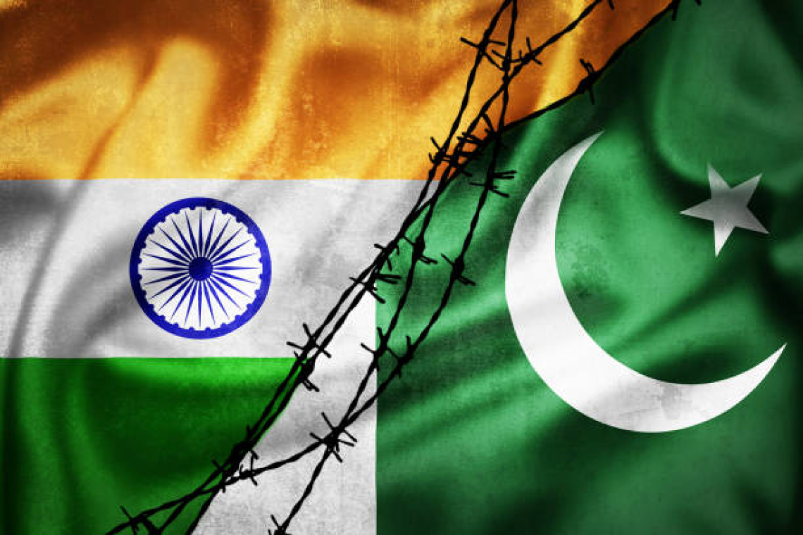 UPDATED AGAIN 6:37 PM EDT - Now Mortars Being Fired!   Gunfire Along India-Pakistan Border