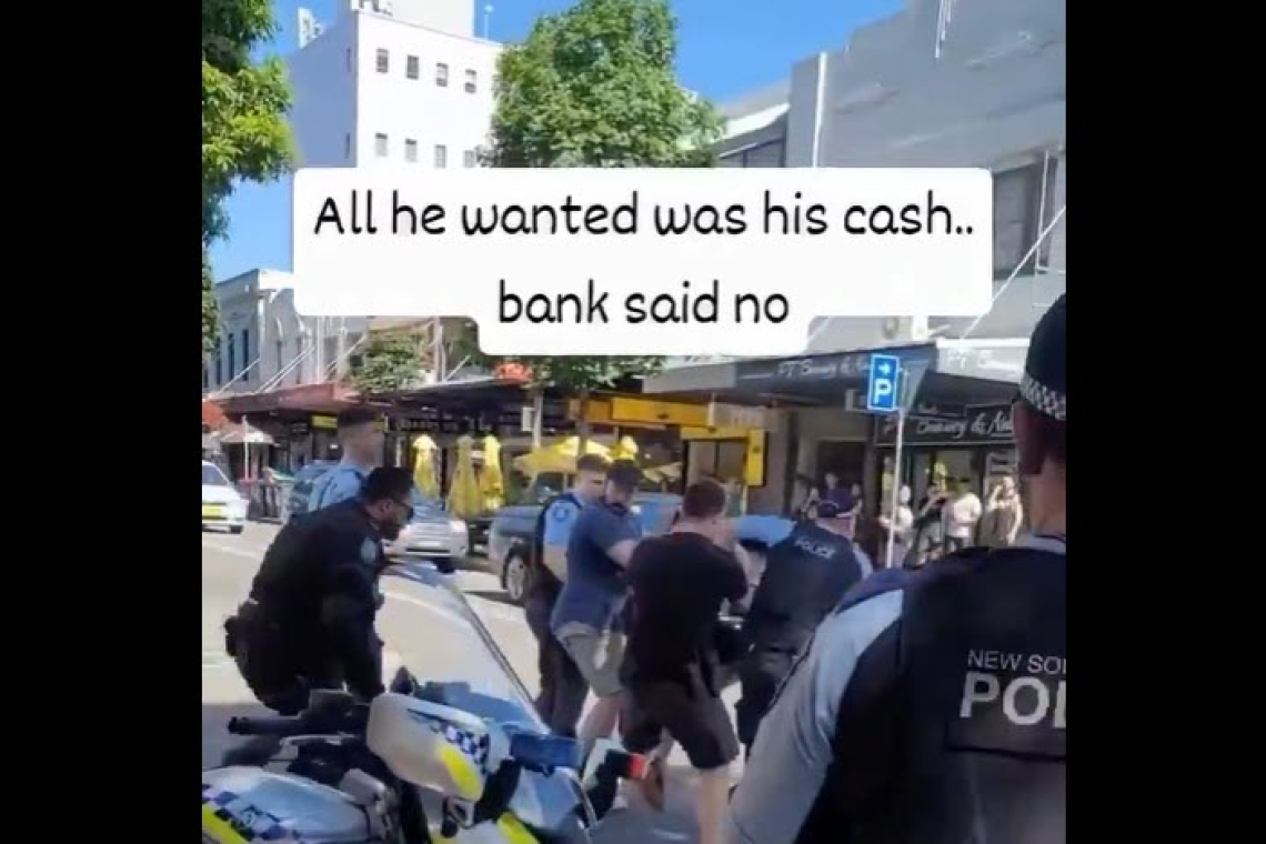 LARGEST BANK IN AUSTRALIA APPEARS TO BE FAILING  ! ! ! ! !  DENYING CUSTOMER WITHDRAWALS