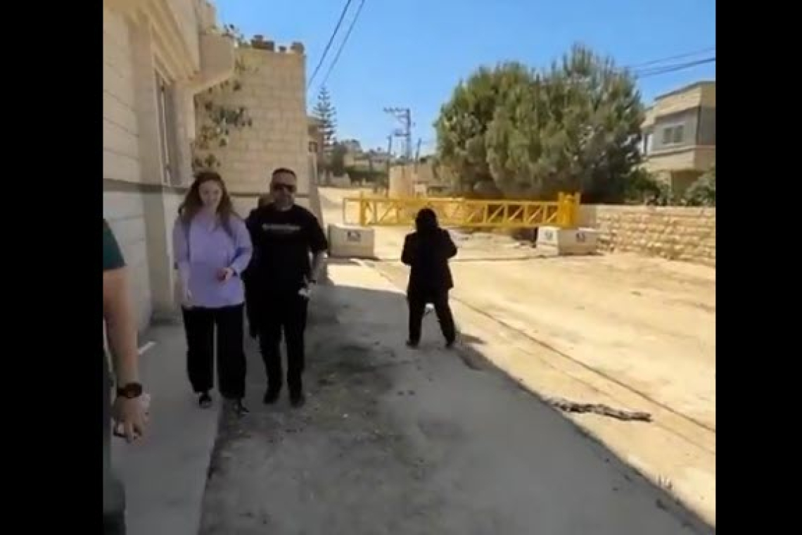 Israel Troops Fire at Foreign Diplomats Touring West Bank