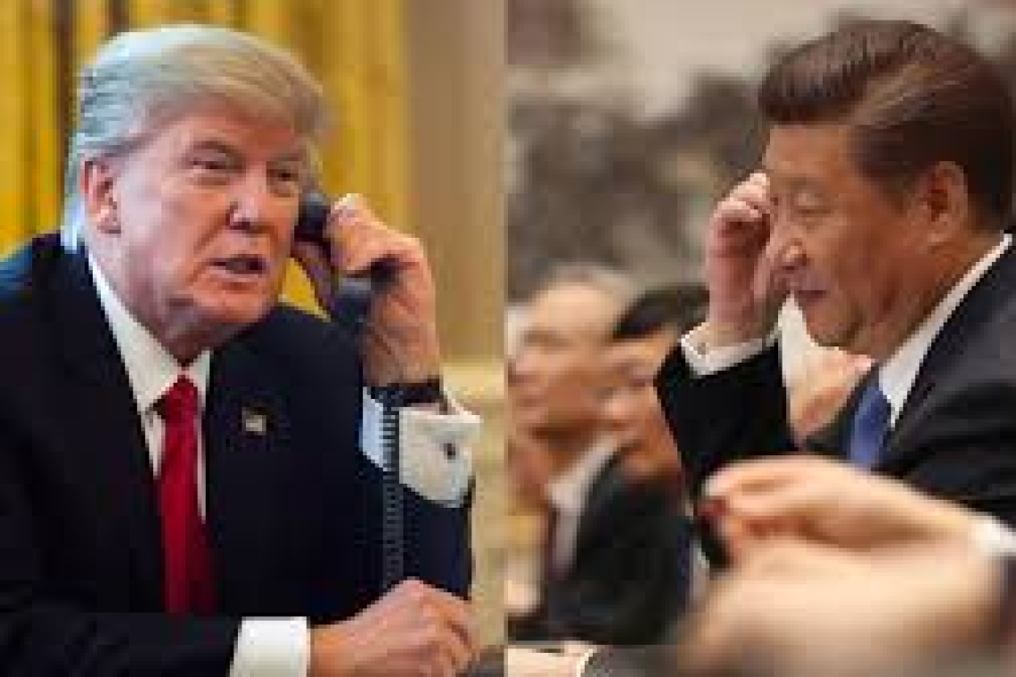 Trump Has Phone Call with Xi Jinping of China
