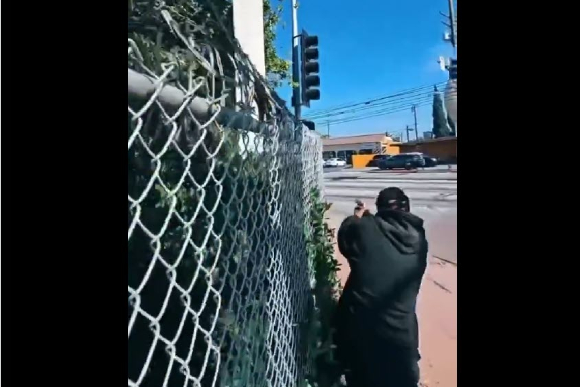 Rioters SHOOTING at Police in Los Angeles