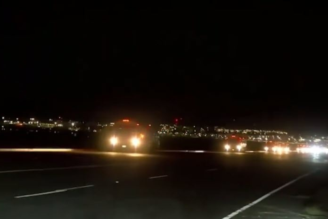 4:00 AM - U.S. Marine Corps Buses Begin Moving Marines toward Los Angeles - Arson &amp; Looting now Happening
